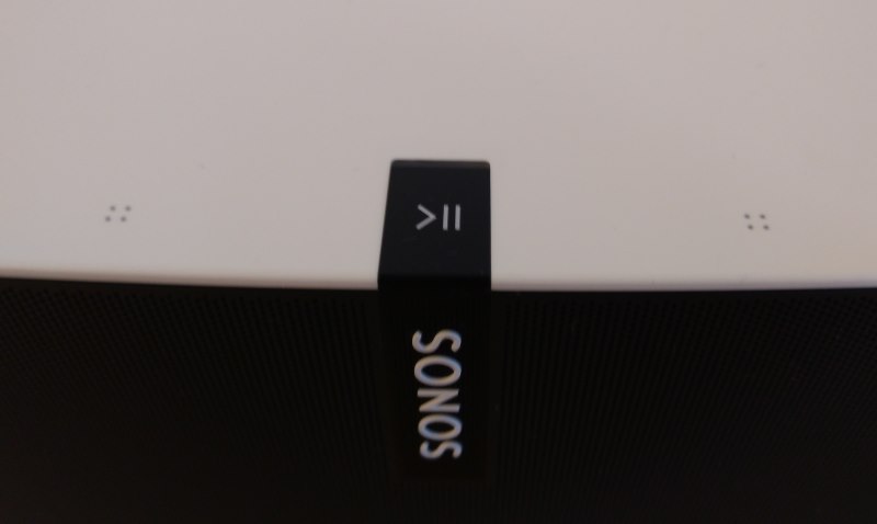 Sonos Play:5 Soft-Touch Steuerungselemente
