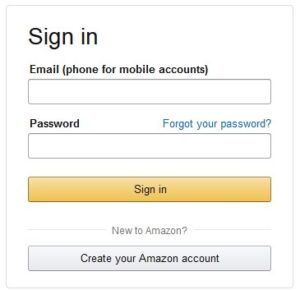Amazon US Login