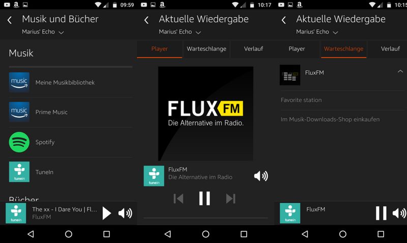 Amazon Echo TuneIn Favoriten festlegen