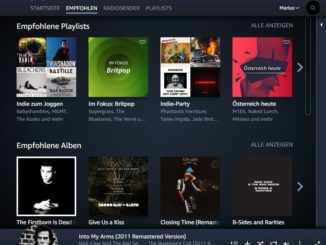 Amazon Music Unlimited Bedienung und Handhabung