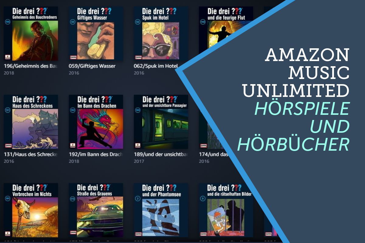 Hörbücher und Hörspiele bei Amazon Music Unlimited