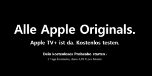 Apple TV+ kostenloses Probeabo